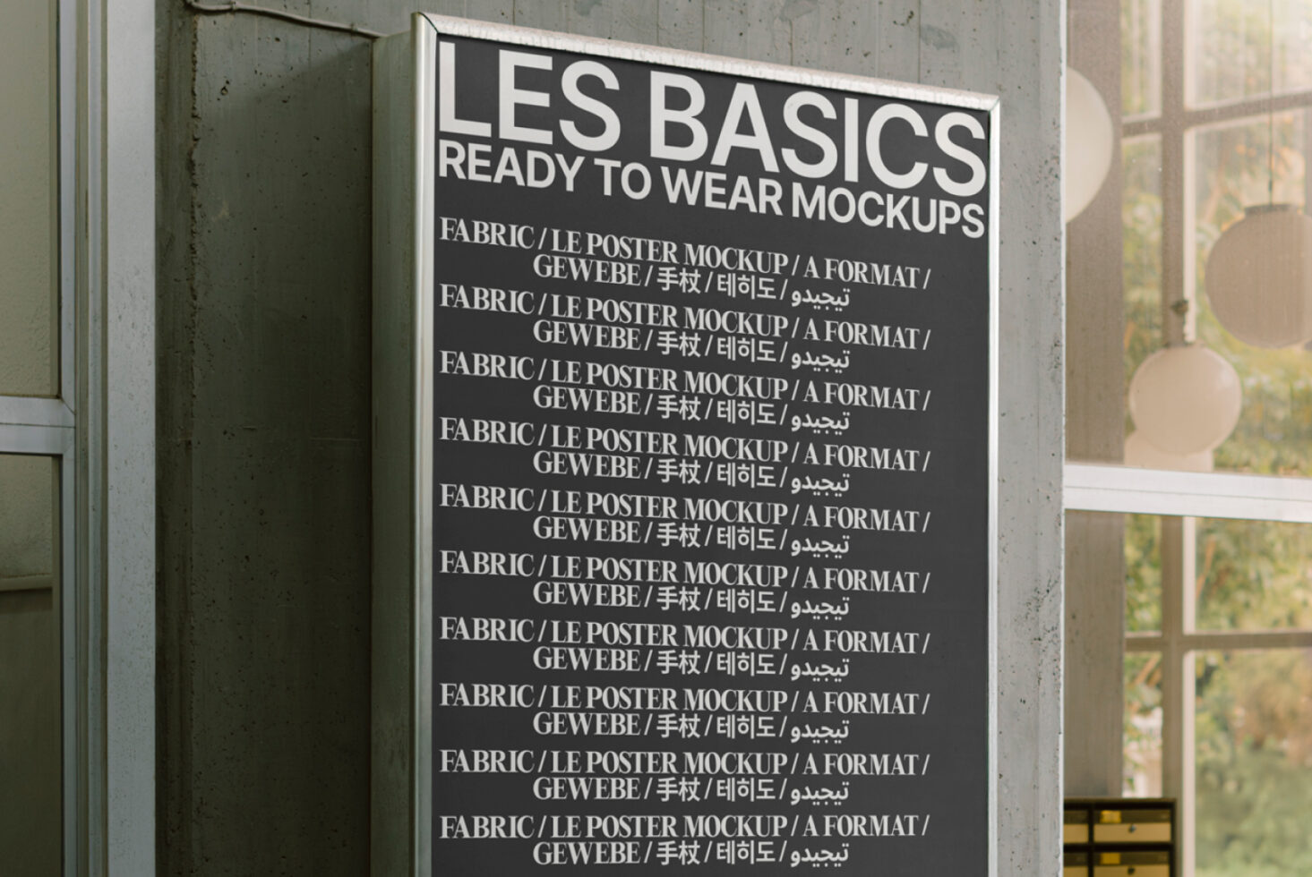 Le Poster LB25W15 Mockup preview 2