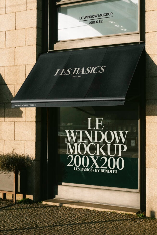 Le Store Front LB25W0704 Mockup