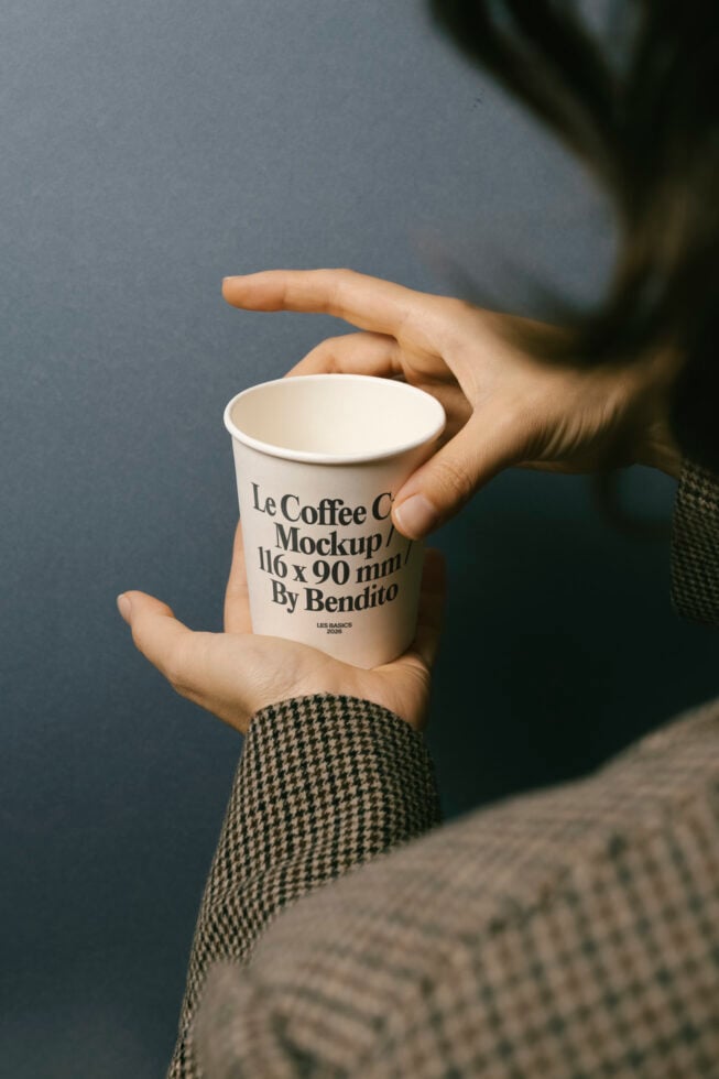 Le Coffee Cup LB26W01 Mockup
