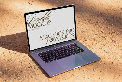 Macbook Pro D 02 Mockup