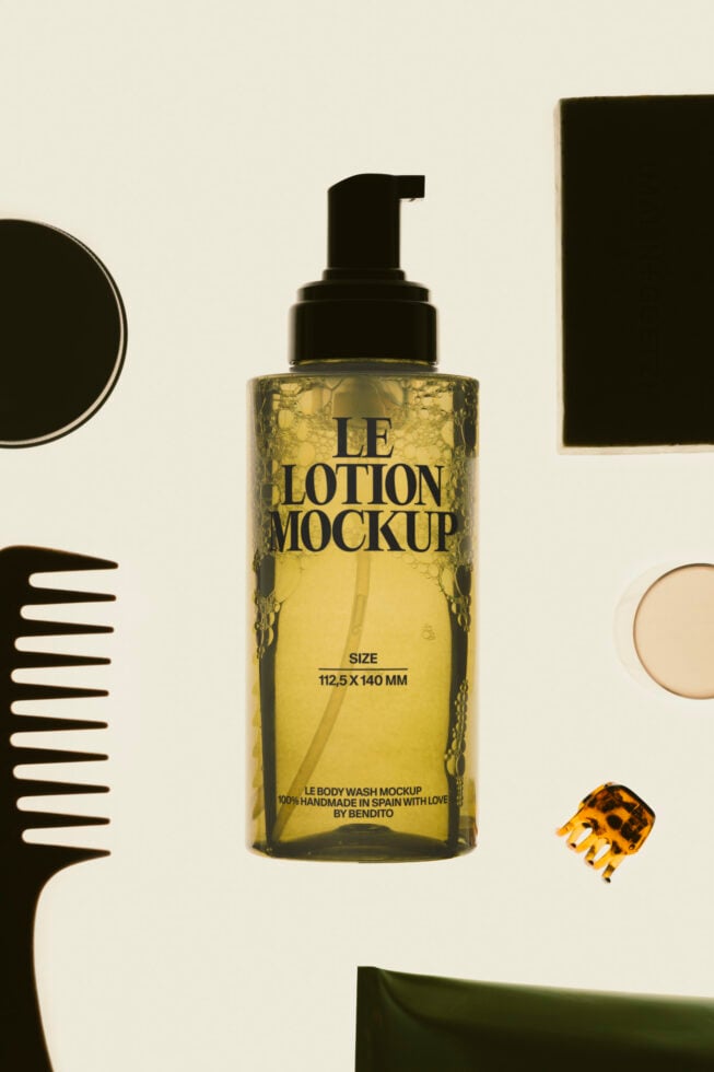 Le Lotion LB26W35 Mockup