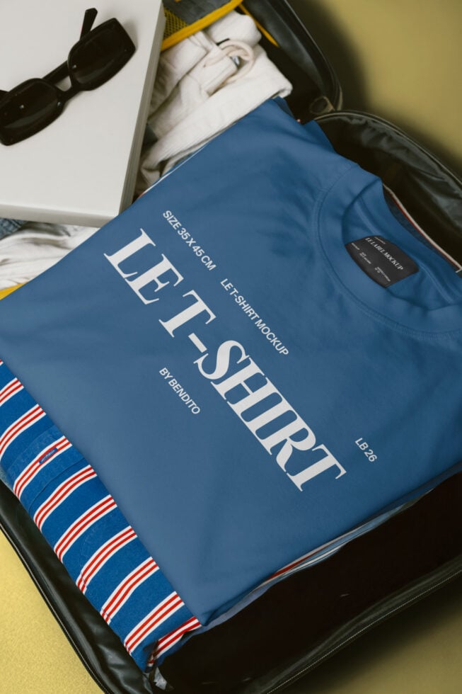 Le T-Shirt LB26W12 Mockup preview 4