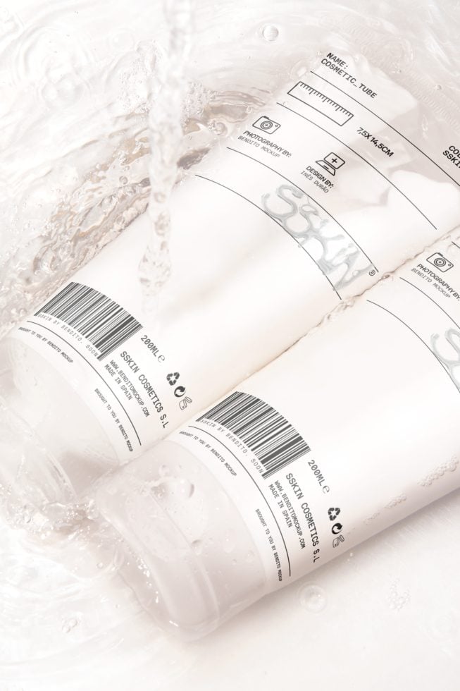 Cosmetic Tube SS02 Mockup