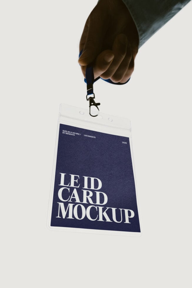Le ID Card LB26W25 Mockup preview 4