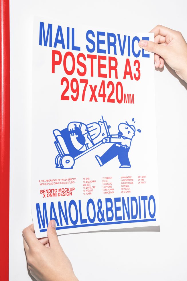 Poster M&B01 Mockup preview 4