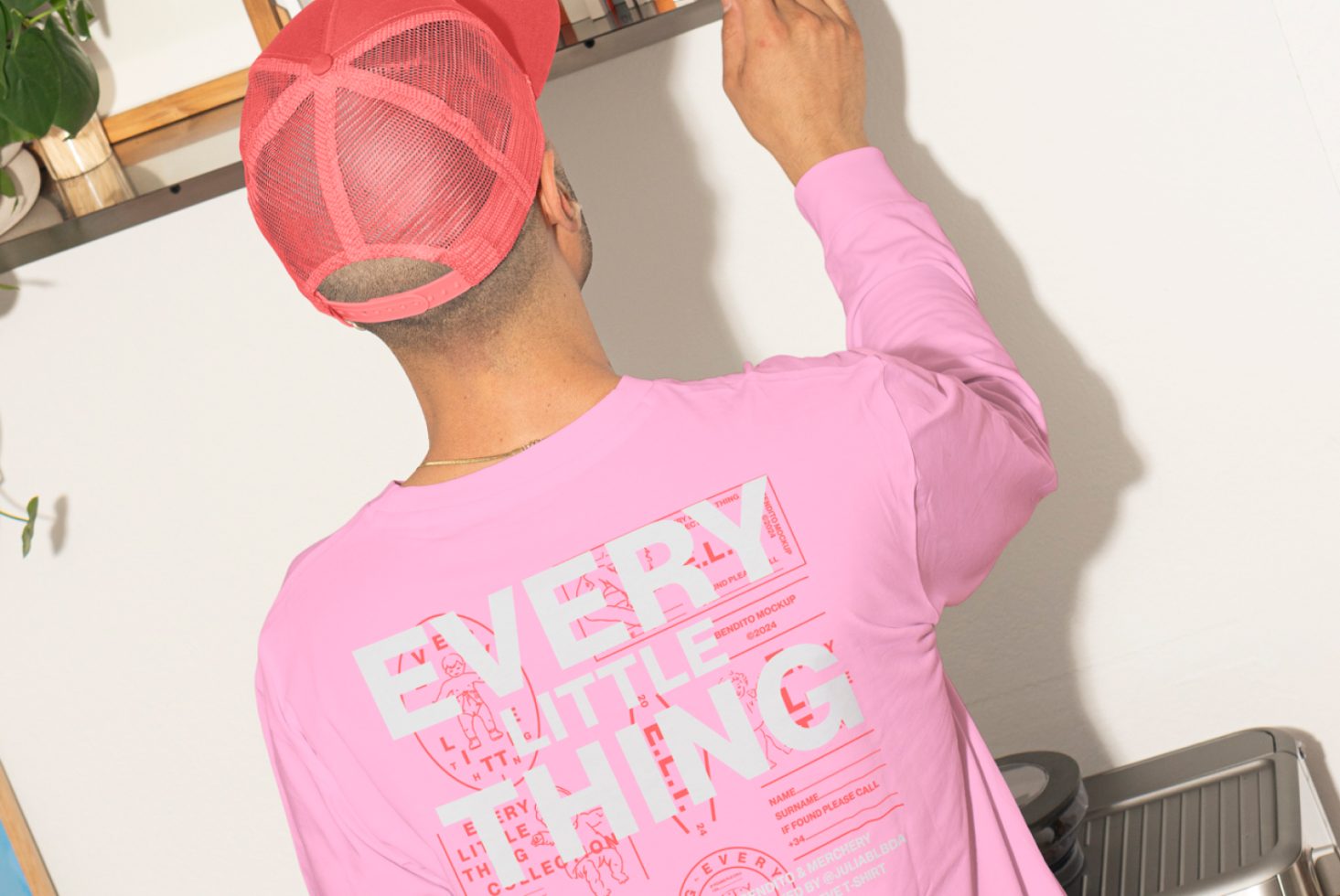 Long Sleeve T-Shirt ELT02 Mockup preview 2