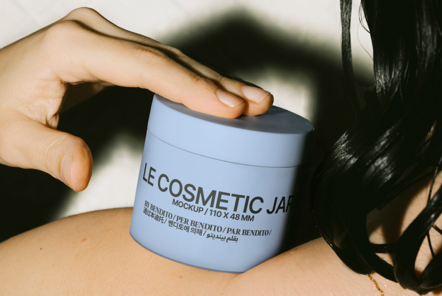 Le Cosmetic Jar LB25W21 Mockup preview 2