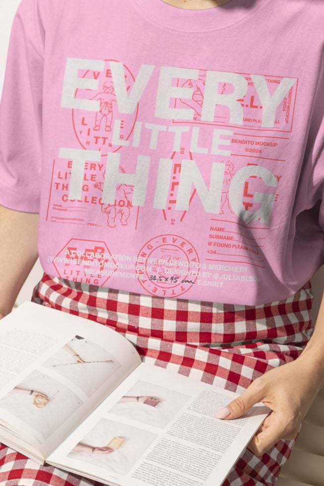 T-Shirt ELT05 Mockup preview 4