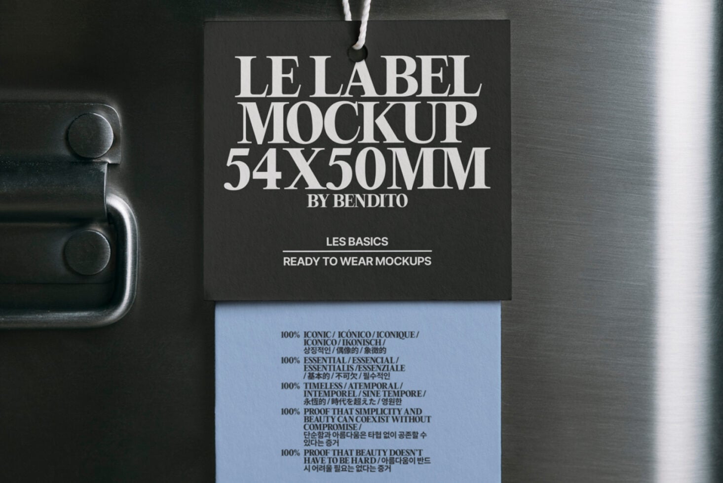 Le Label LB25W37 Mockup preview 2