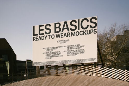 Le Billboard LB25W01 Mockup