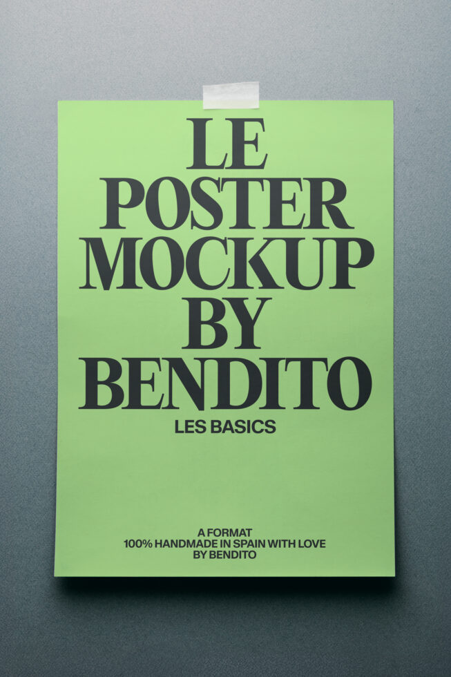 Le Poster LB26W10 Mockup preview 4