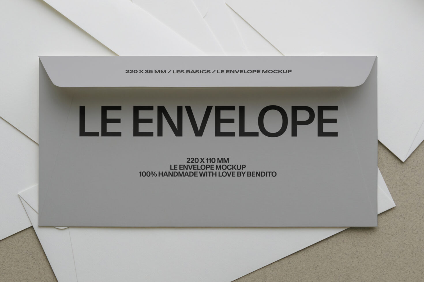 Le Envelope LB26W06 Mockup preview 4