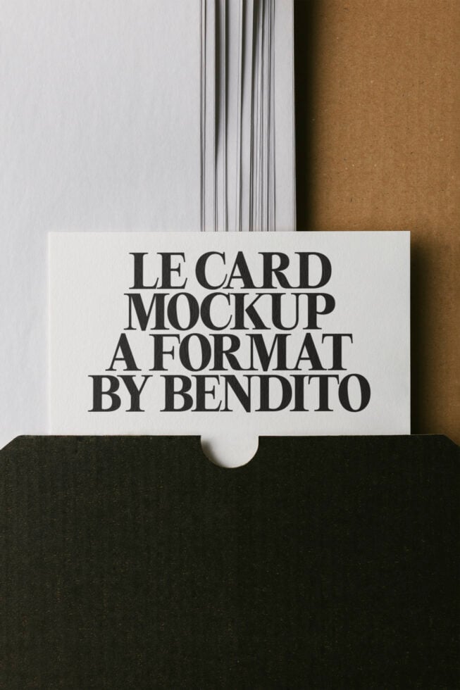 Le Card LB26W3101 Mockup