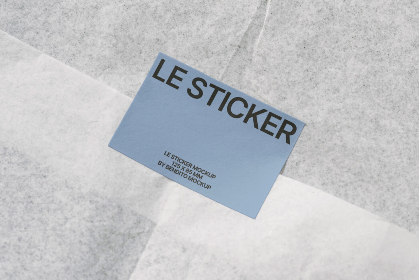 Le Sticker LB25W18 Mockup preview 2