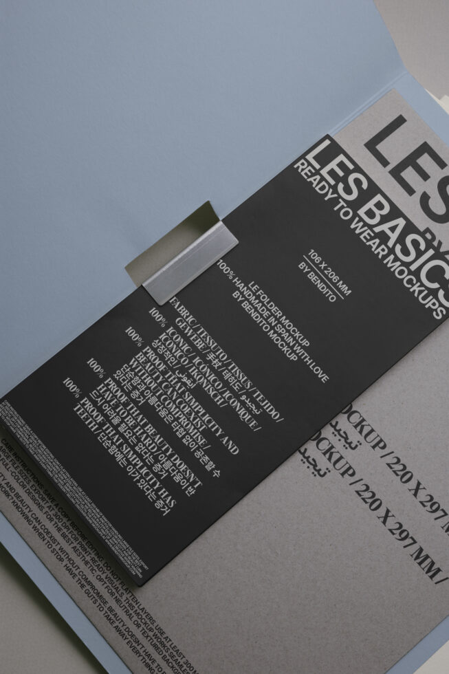 Le Folder LB25W24 Mockup preview 4