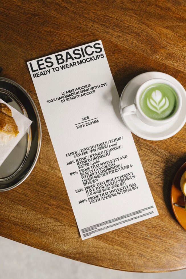 Le Menu LB25W15 Mockup