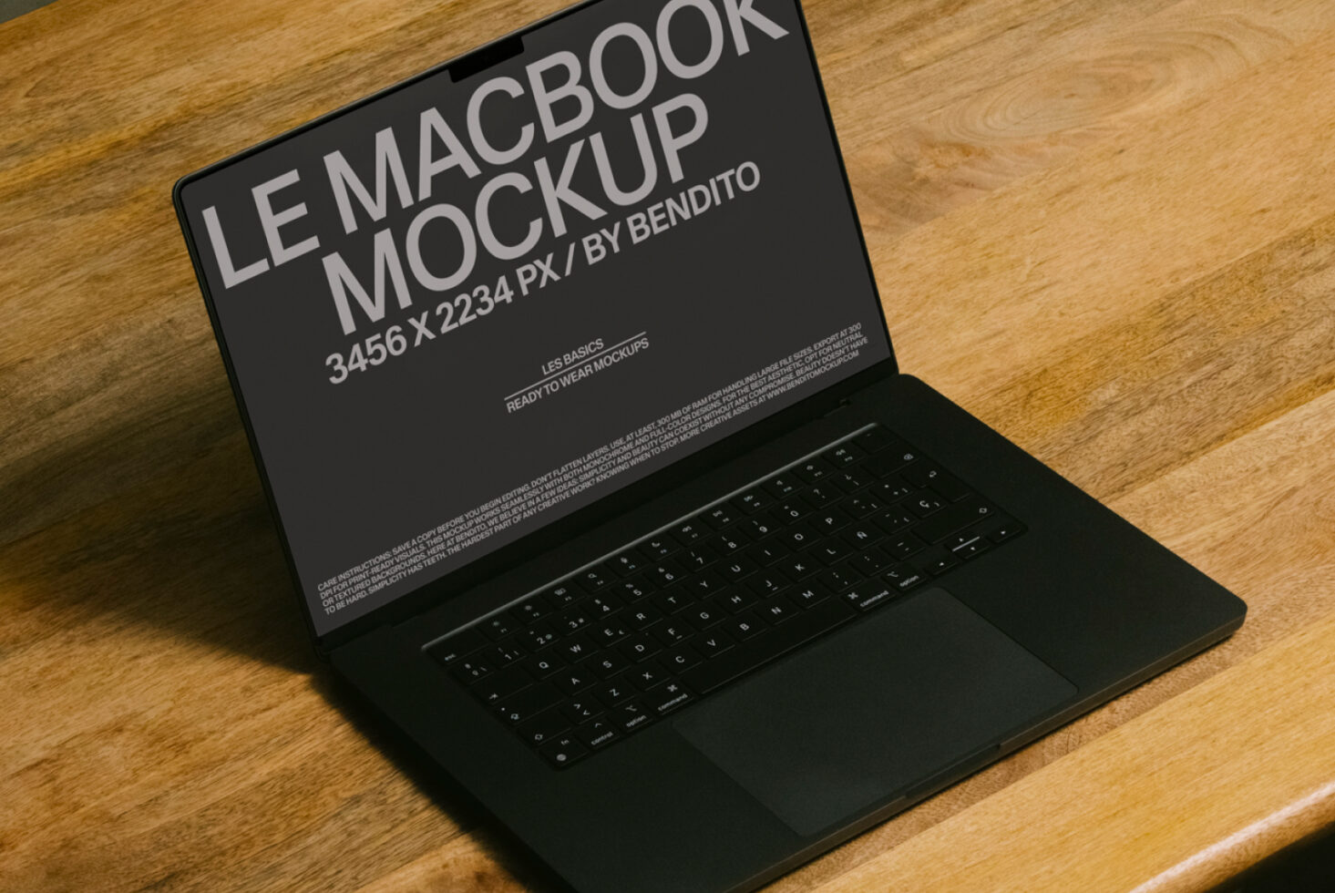 Le MacBook LB26W0302 Mockup preview 2