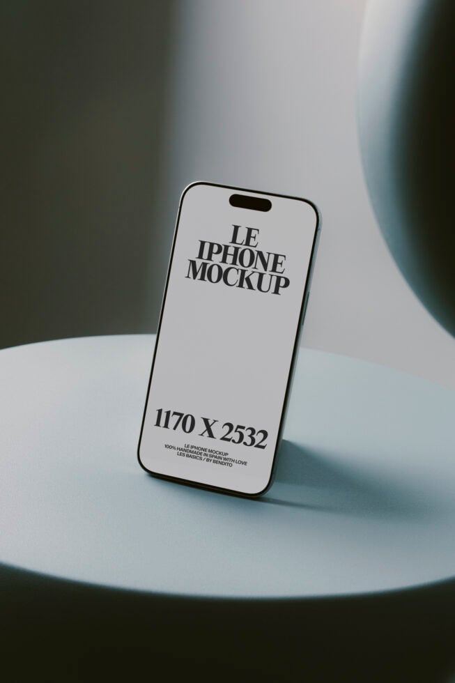 Le iPhone LB26W09 Mockup