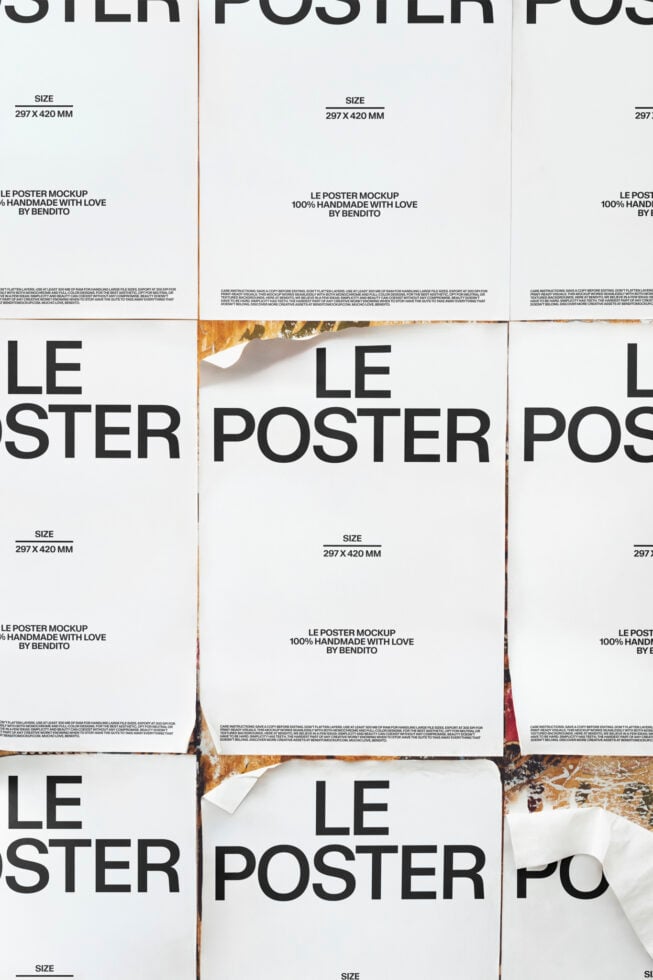 Le Poster LB26W08 Mockup