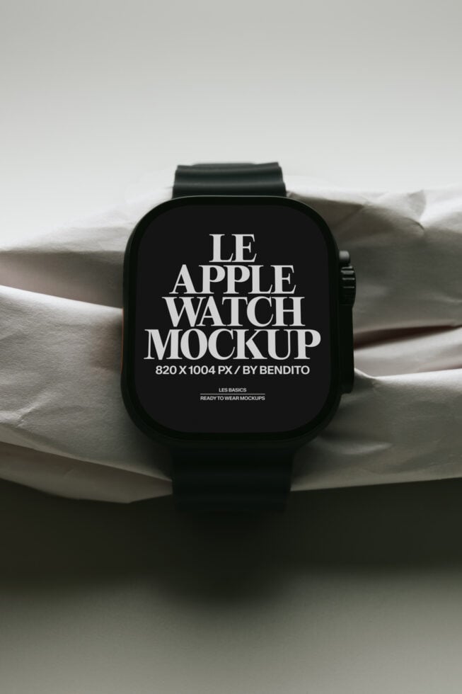 Le Apple Watch LB26W25 Mockup preview 4