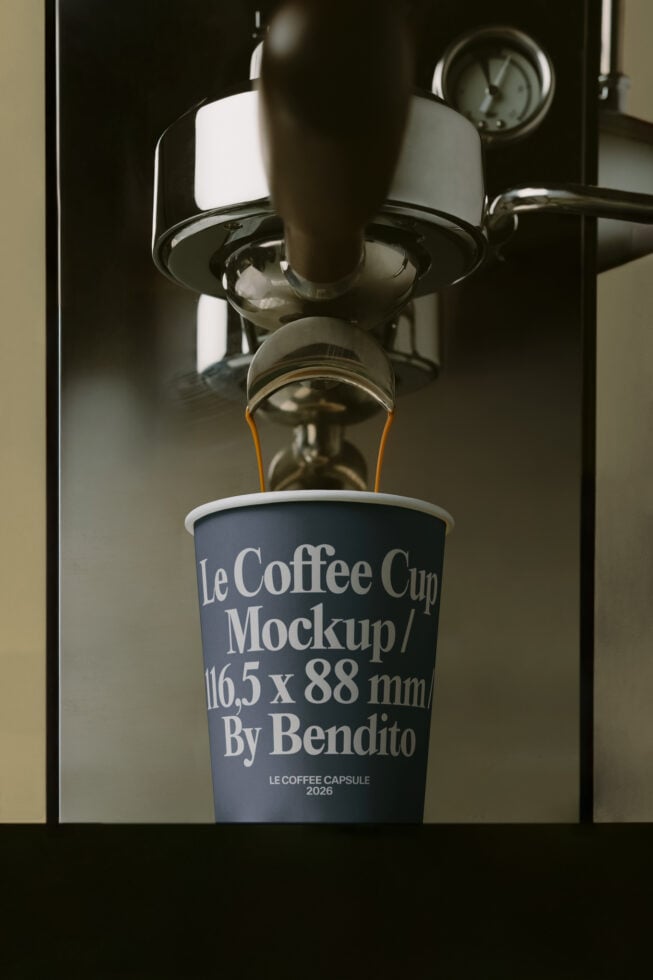 Le Coffee Cup LB26W1703 Mockup preview 4