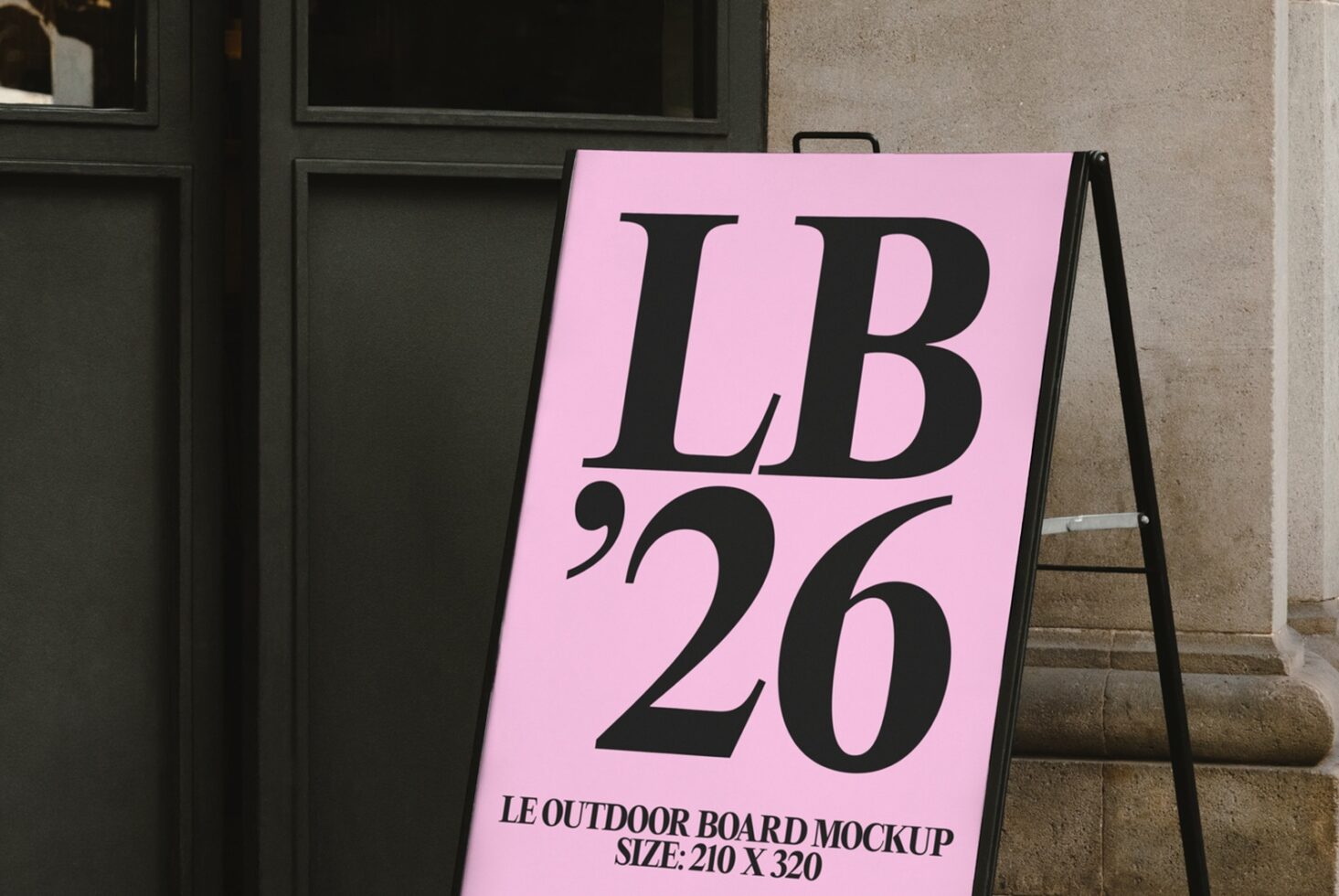 Le Outdoor Board LB26W15 Mockup preview 2