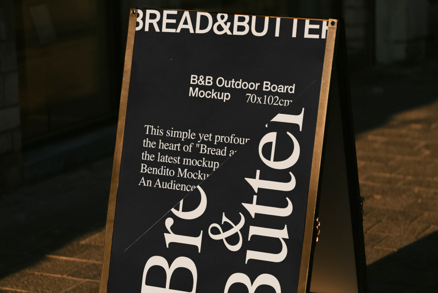 Outdoor Board BandB Mockup preview 2