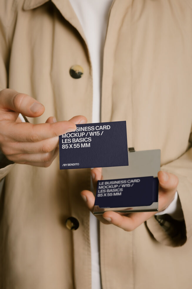 Le Business Card LB26W15 Mockup preview 4
