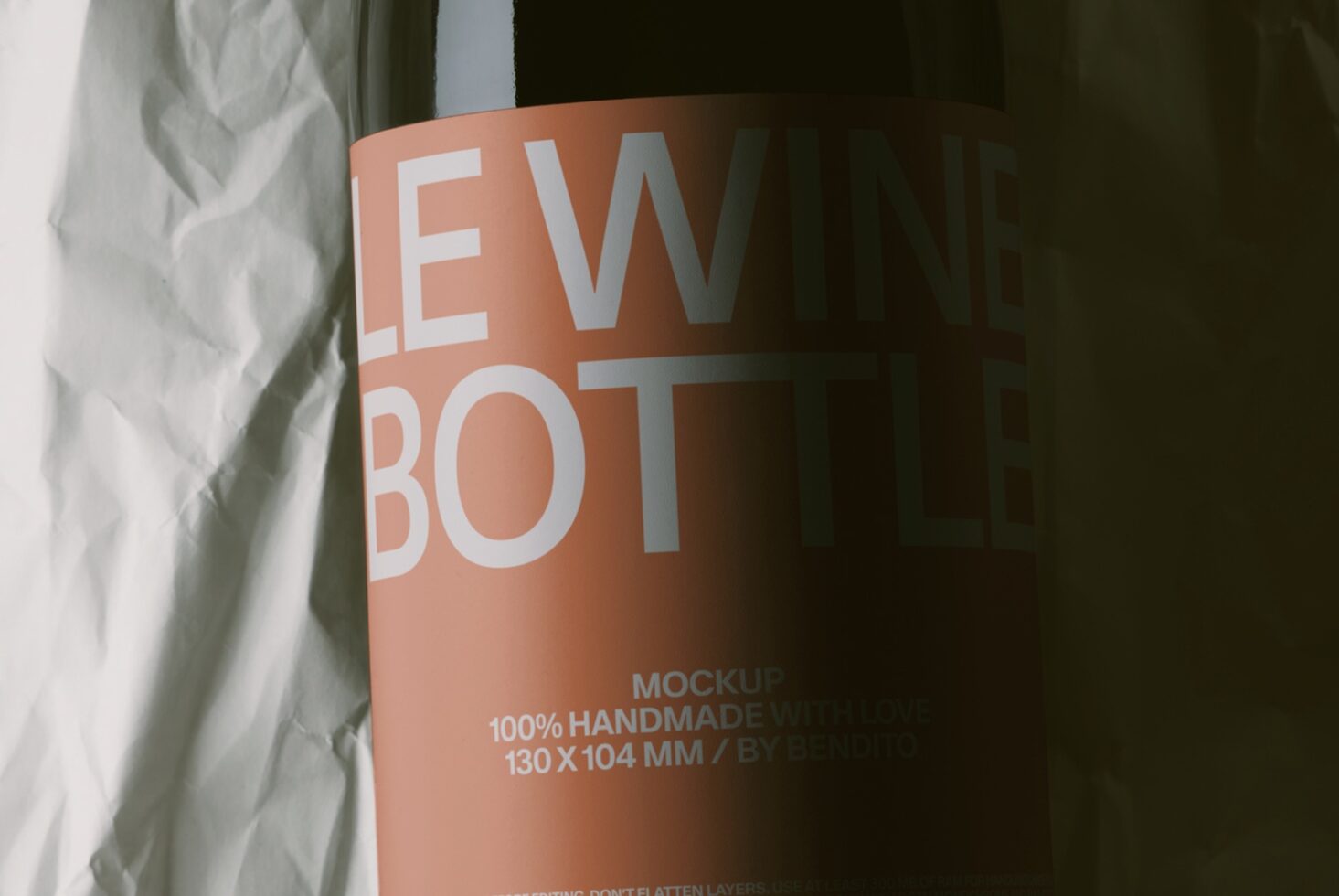Le Wine Bottle LB26W25 Mockup preview 2