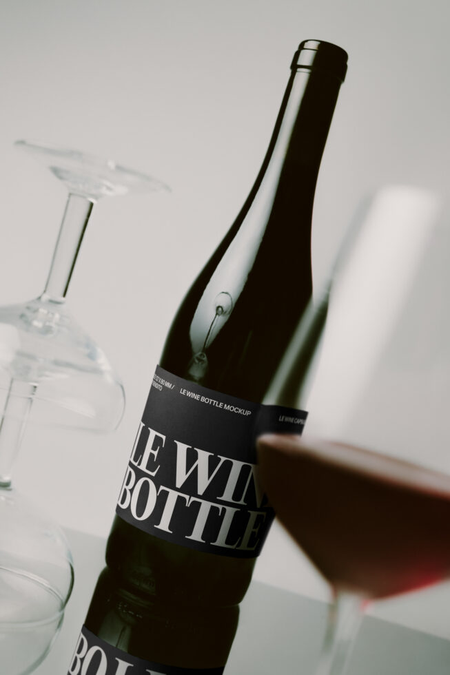 Le Wine Bottle LB26W2104 Mockup preview 4