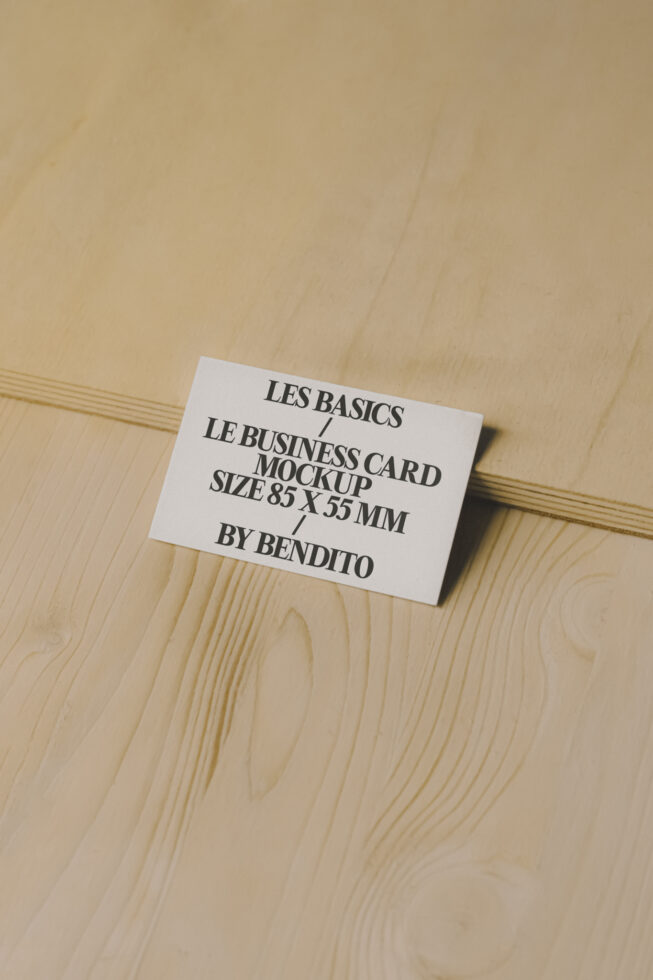 Le Business Card LB25W09 Mockup