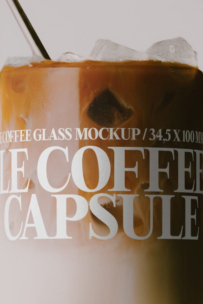 Le Coffee Glass LB26W17 Mockup