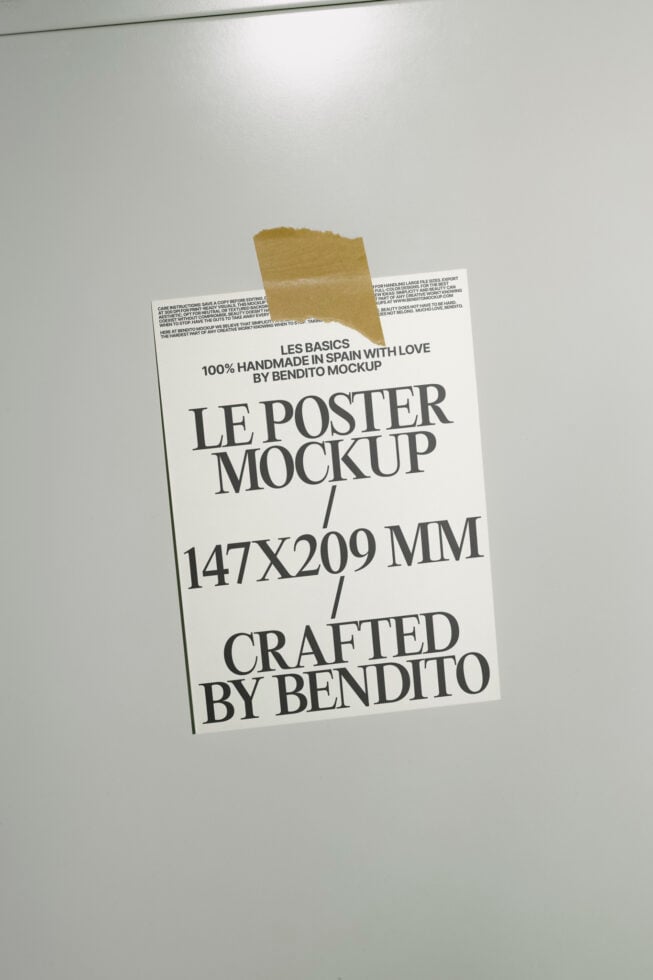 Le Poster LB25W09 Mockup