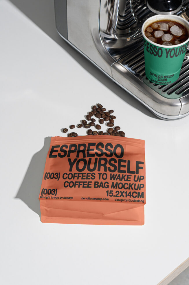 Coffee Bag EY01 Mockup preview 4