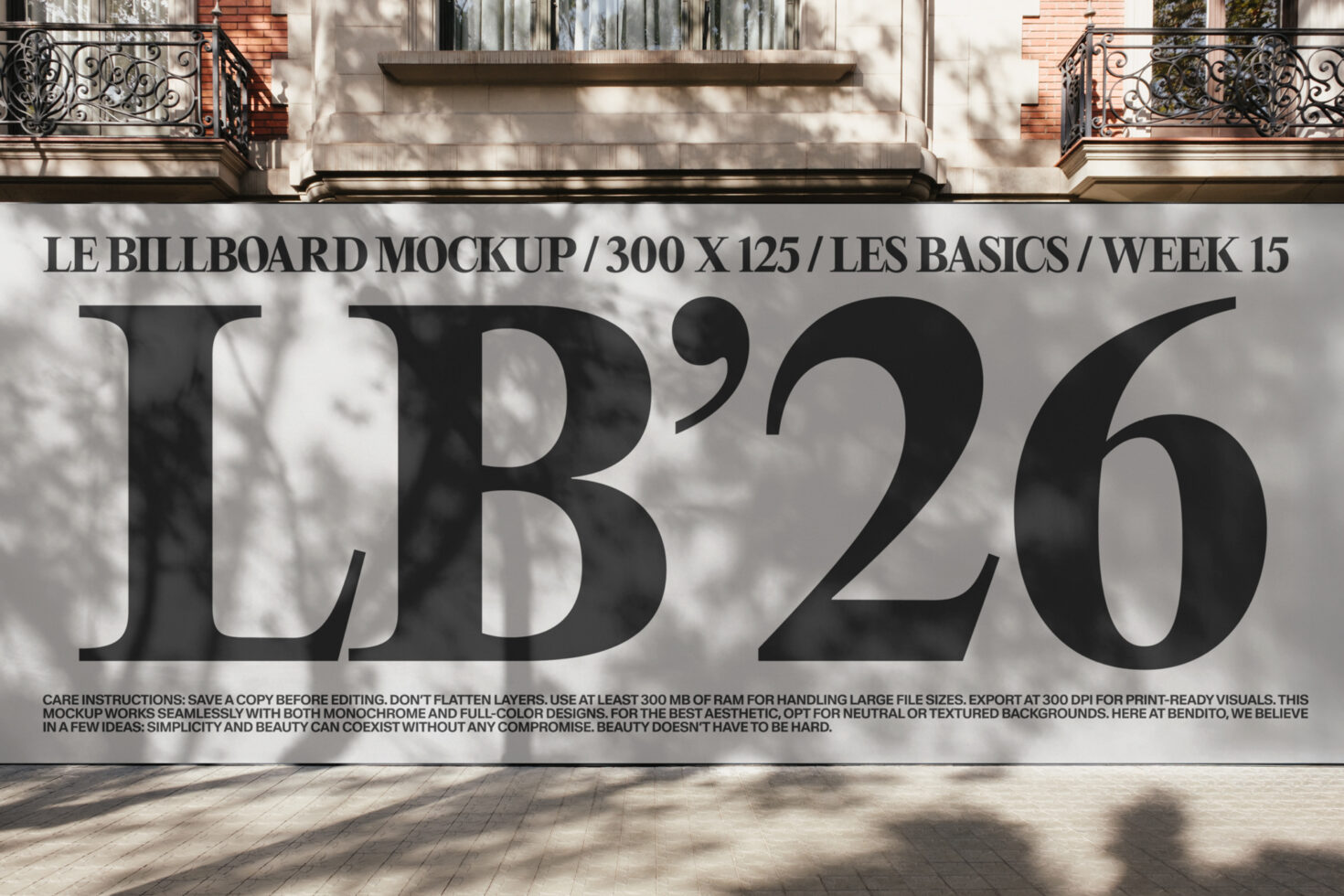 Le Billboard LB26W1503 Mockup preview 3