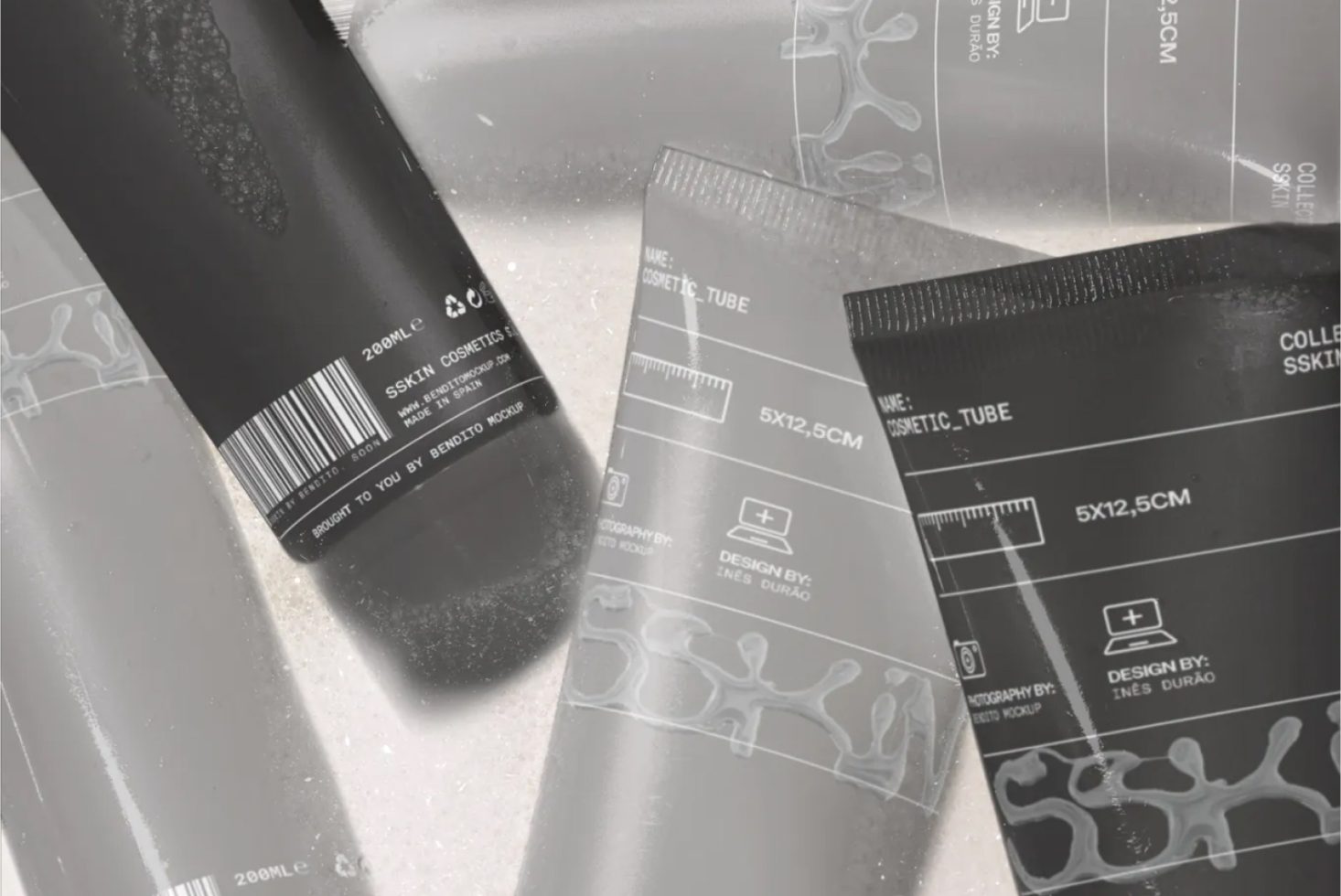 Cosmetic Tube SS09 Mockup preview 2
