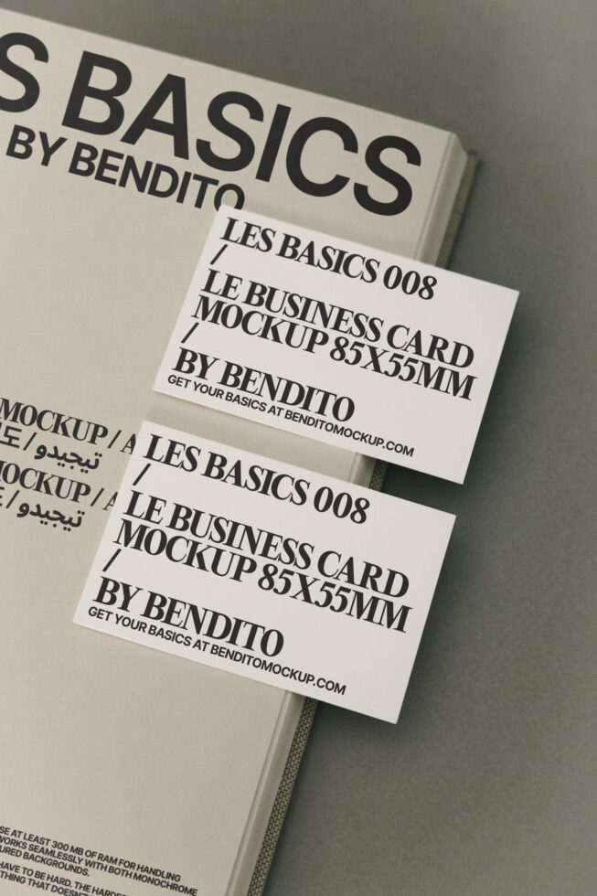 Le Business Card LB25W28 Mockup