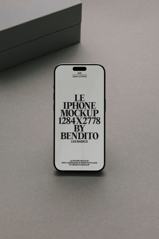 Le iPhone LB25W2602 Mockup