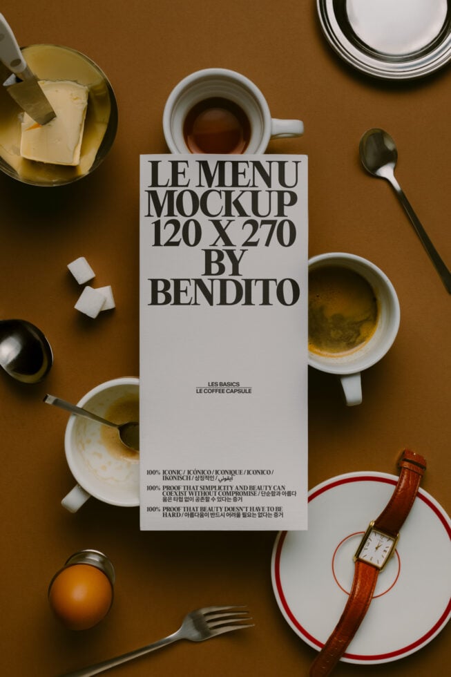 Le Menu LB26W17 Mockup