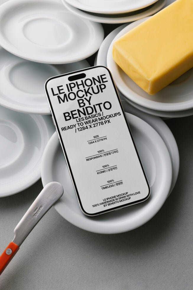 Le iPhone LB25W2801 Mockup
