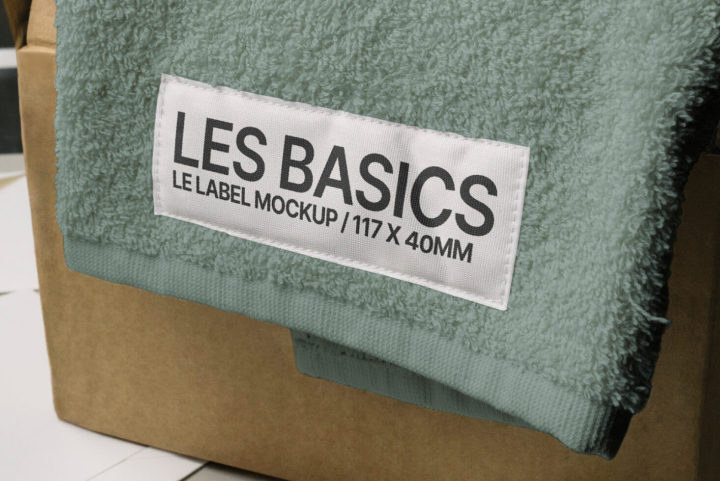 Le Towel LB25W35 Mockup preview 2