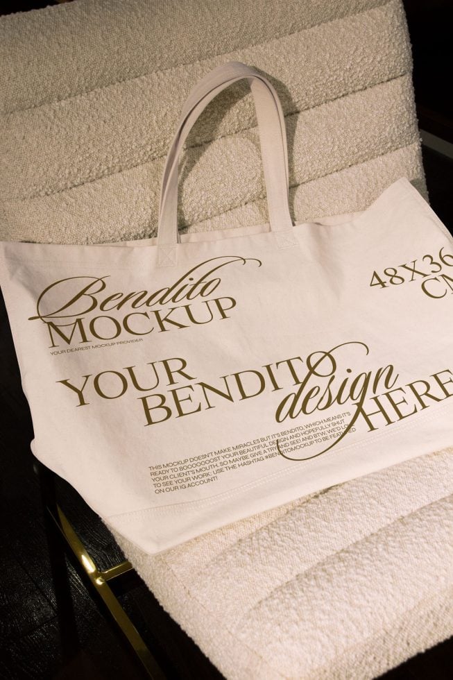 Tote Bag F 02 Mockup
