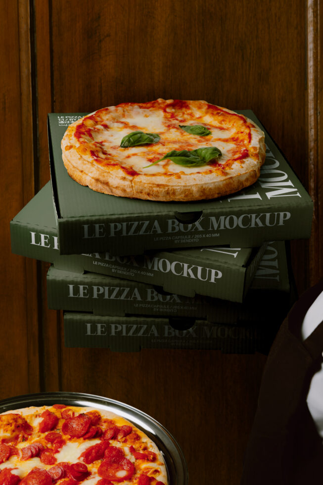 Le Pizza Box LB26W2806 Mockup preview 4