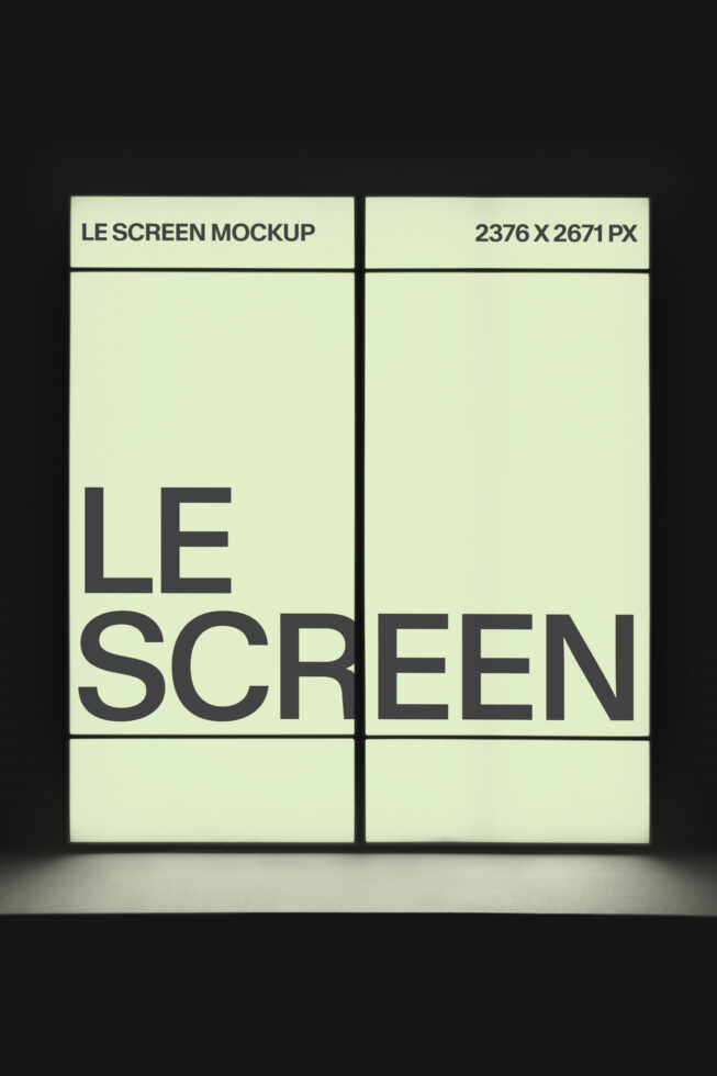 Le Screen LB26W11 Mockup preview 4