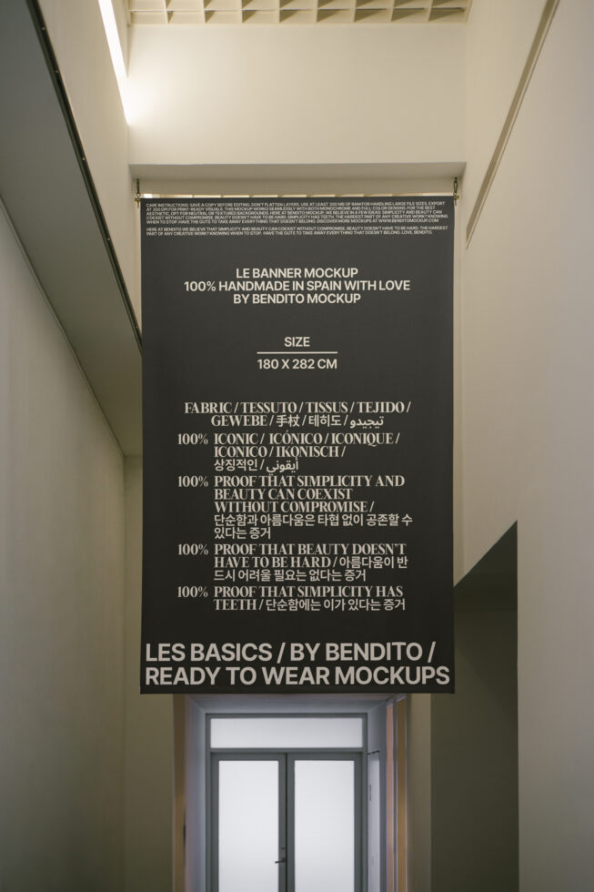 Le Banner LB25W0402 Mockup preview 4