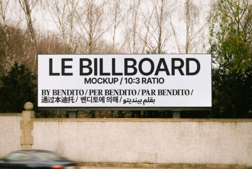 Le Billboard LB25W2101 Mockup