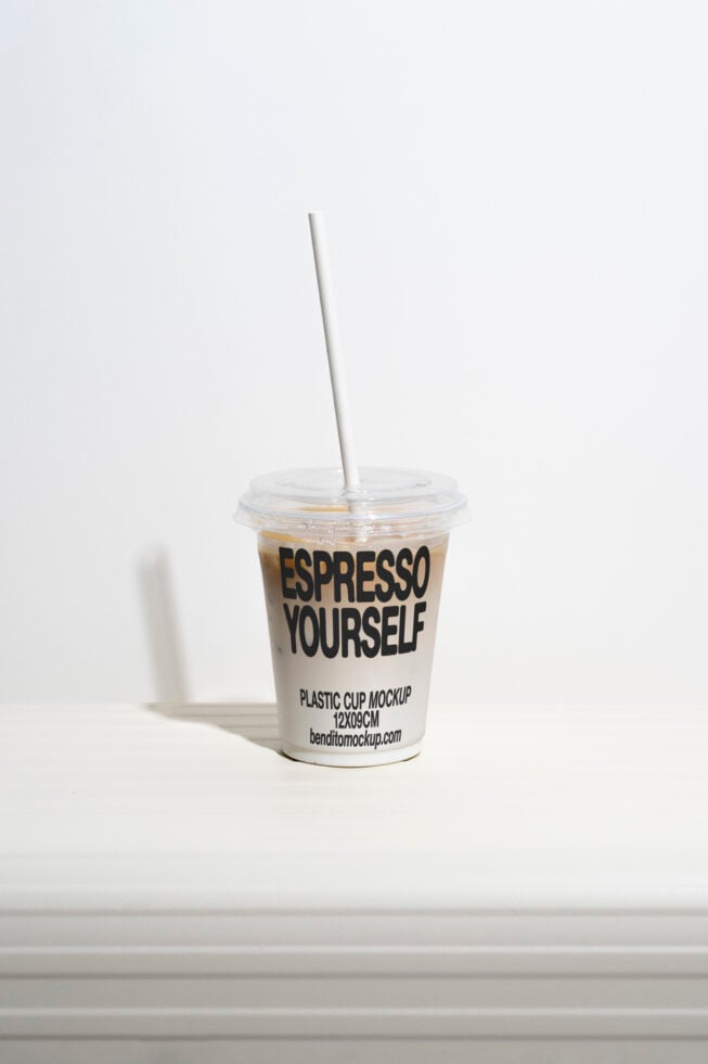 Plastic Cup EY Mockup preview 4