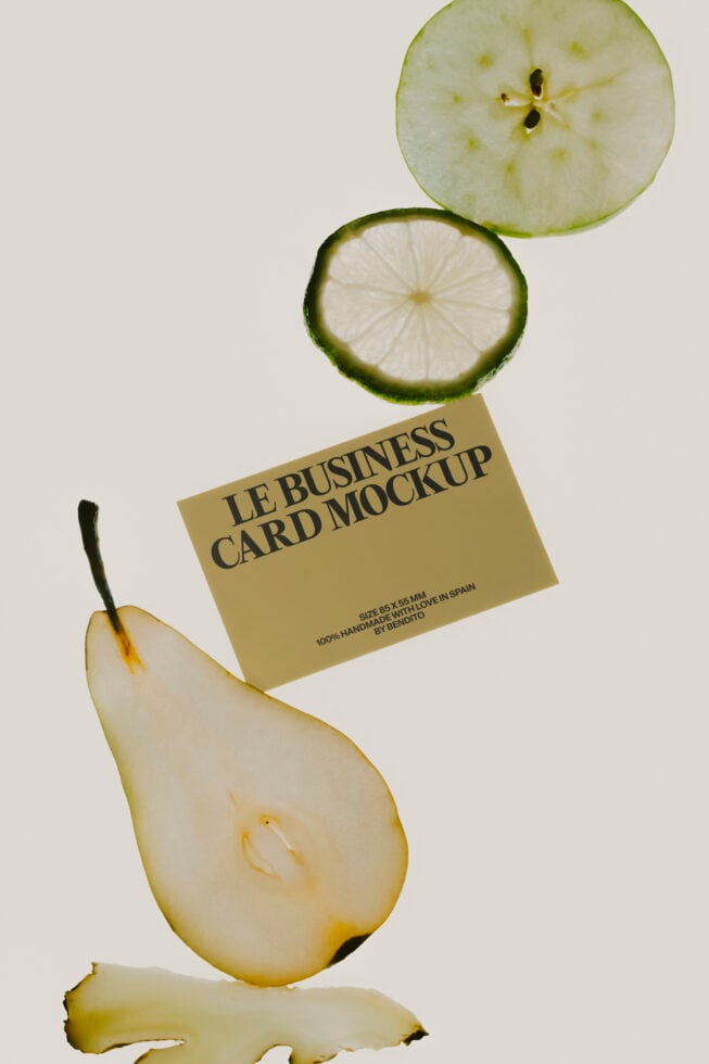 Le Business Card LB26W37 Mockup
