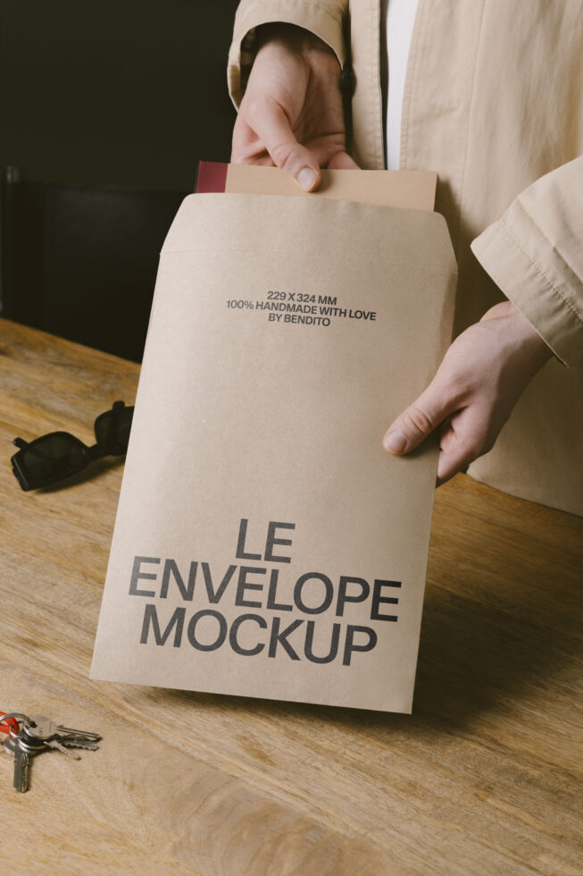 Le Envelope LB26W08 Mockup