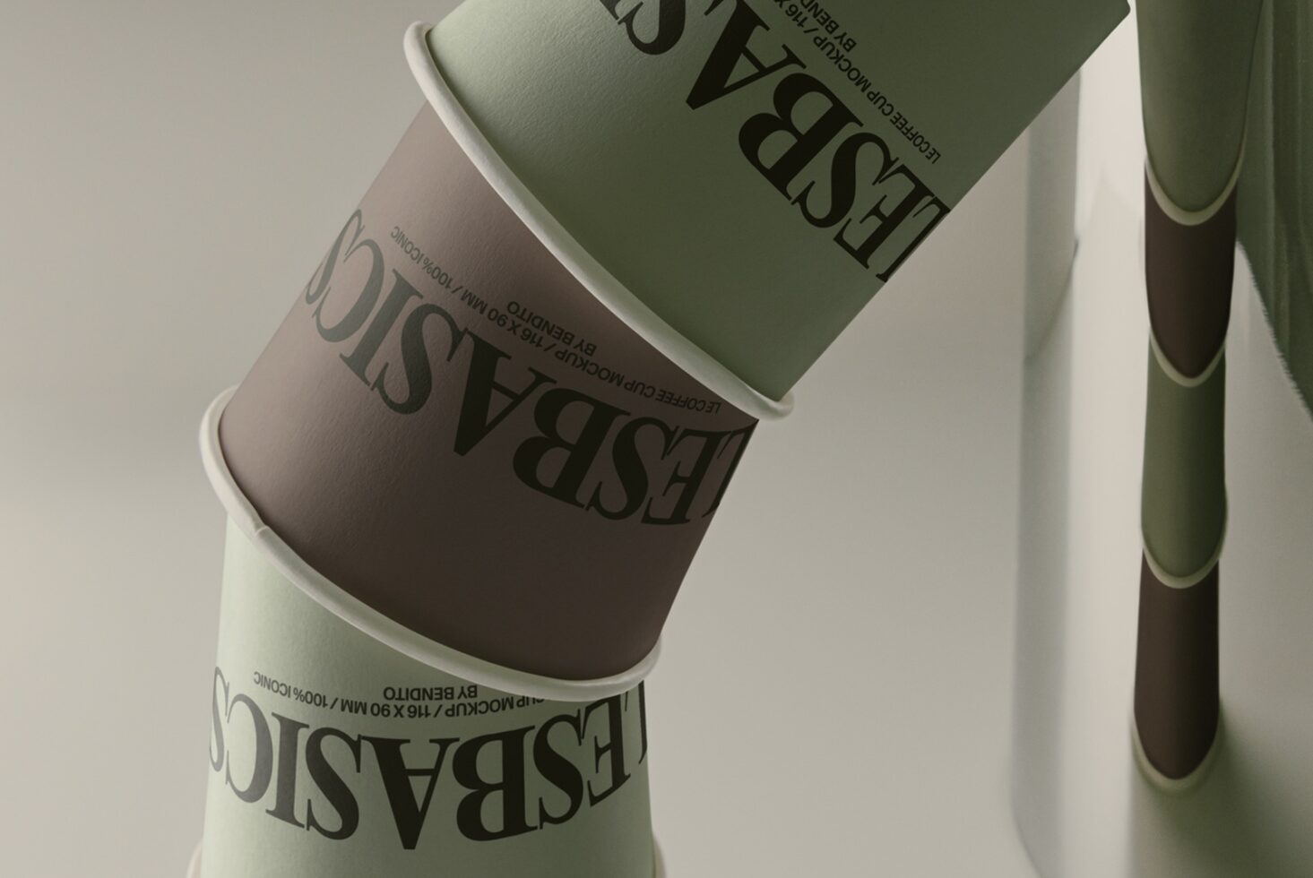 Le Coffee Cup LB26W34 Mockup preview 2